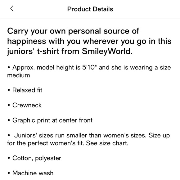 SMILEYWORLD ๐๐ Juniors' Graphic-Print Short-Sleeve T-Shirt ๐ - Picture 4 of 4
